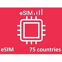 TRAVEL ESIM 30 DAYS UNLIMITED DATA CALLS AND SMS IN 75 COUNTRIES
