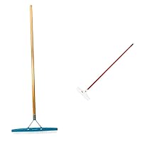 AB24 Carpet Rake, 18-Inch Head, 54-Inch Handle, Blue & Roberts 70-127-3 Carpet Rake & Groomer, 18.25 x 5.75 x 2.5 inches