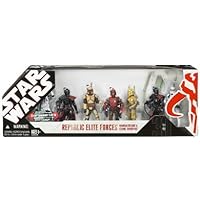 Hasbro Star Wars 30th Anniversary Exclusive Boxed Republic Elite Forces Mandalorians & Clone Troopers Action Figure Set