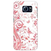 Butterfly B Pink Produced by Color Stage/for Galaxy S6 SC-05G/docomo DSC05G-ABWH-151-MBD3