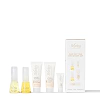 The Jojoba Company - Age-Defying Discovery Set - Perfect for Ageing Skin, Complete Day and Night Skincare Routine, Natural Anti-Ageing Skincare Mini Set - Clinically Proven Results