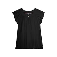 Tommy Hilfiger Women's Adaptive Blouse with Wide Neck Opening