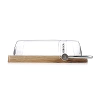 Boska Holland Cheese Slicer Board wit Cutting Wire and Lid, European Oak Wood, Petit Paris, Life Collection