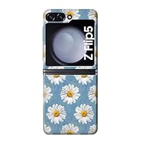 R3454 Floral Daisy Case Cover for Samsung Galaxy Z Flip 5