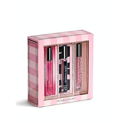 Victoria's Secret Perfume Rollerball Eau de Parfum Bombshell, Scandalous and Tease 3-Piece Set