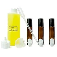 Grand Parfums Perfume Oil Set - Velvet Orchid for Women with Roller Bottles and Tools
