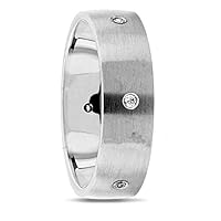 0.70 ct. Mens Round Cut Diamond Wedding Band Ring