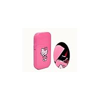 Pink Glitter Kitty Pink Flame Pocket Lighter KT Cat Refillable Kawaii Y2K Aesthetic Windproof Flame