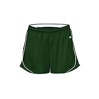 Pacer Ladies' Short Forest Green/White X-Small