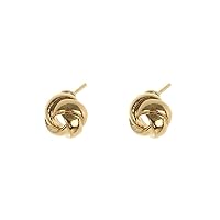 24K Classic Beautiful Earrings Stud for Girls Kids Gold Color infinity Earrings Ethiopia Man Girls Jewelry Arab Gifts