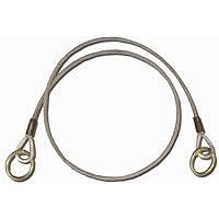 10452 6-Foot Vinyl Coated Galvanized Cable Choker Anchor with 2-1/2-Inch and 3-Inch Ends