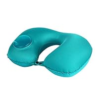 Inflatable Travel Pillow, 2019 New Pressing U-shaped Neck Pillow, Portable Sleeping Pillow for Airplane, Train, Car, Office (Green)