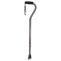 Hugo Mobility Aid Adjustable Walking Cane with Offset Handle and Foam Grip, Bronze