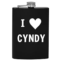 I Heart Love Cyndy - 8oz Hip Drinking Alcohol Flask