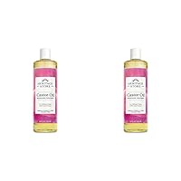 Heritage Store Castor Oil Nourishing Hair Treatment, Deep Hydration for Healthy Hair, Skin, Lashes & Brows, Castor Oil Packs & More, Cold Pressed, Hexane Free, Vegan & Cruelty Free, 16oz (Pack of 2)