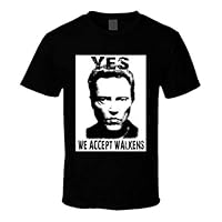 Christopher Walken Funny We Accept Walkens Distressed Poster Style t-Shirt