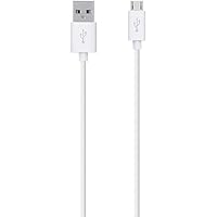 Belkin MIXIT? Micro USB Cable for Samsung Phones (White, 4 Feet)