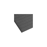 NoTrax T42 Heavy Duty PVC Safety/Anti-Fatigue Comfort Rest Ribbed Foam, for Dry Areas, 3' Width x 30' Length x 9/16