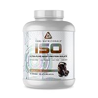 Core Nutritionals ISO, 100% Micro Filtered, Zero Artificial Fillers, 25g Whey Protein Isolate, 80 Servings (Chocolate Decadence)
