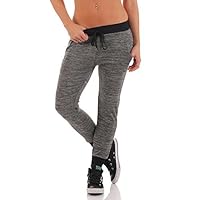 Cleostyle CL 0011 Women's Jogging Trousers Harem Trousers Comfortable Sports Trousers for Fitness Sweatpants