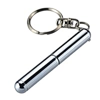 1 piece Retractable mini pen made of stainless steel Retractable pocket pen keychain Dad gadgets, birthday, Christmas