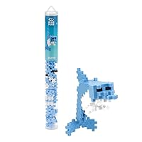 PLUS PLUS - Dolphin – 70 Piece Tube, Construction Building Stem/Steam Toy, Kids Mini Puzzle Blocks