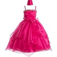 10 Colors -Rhinestone Pageant Party Holiday Communion Flower Girl Dress 2-20