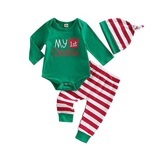 Mua Newborn Infant Baby Boy Girl My First Christmas Outfit Long Sleeve  Romper Onesie Long Pants Hat Winter Clothes Set trên Amazon Mỹ chính hãng  2023 | Giaonhan247