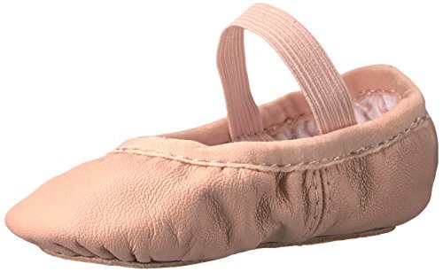 Bloch Girls Dance Toddler's Belle Leather Ballet Shoe/Slipper, Pink, 6
