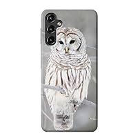 jjphonecase R1566 Snowy Owl White Owl Case Cover for Samsung Galaxy A14 5G