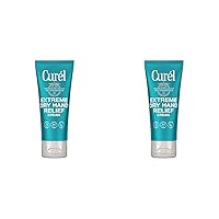 Curel Extreme Dry Hand Dryness Relief, Travel Size Hand Cream, Easily Absorbed for Long-Lasting Relief after Washing Hands, with Eucalyptus Extract, 3 Ounces (Pack of 2)
