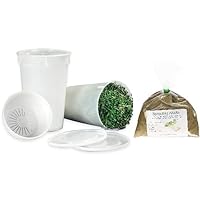 Todd’s Seeds - Seed Sprouting Kit with Alfalfa Seeds – Easy to Use Sprouting Cup - Complete Seed and Bean Sprout Growing Kit