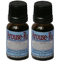 2 Bottles - Arouse-Rx Sex Pheromones For Men: Unscented Cologne Additive to Attract Women - 20mL
