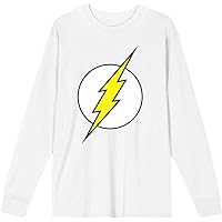 The Flash Thunderbolt Logo Adult Long Sleeve Tee
