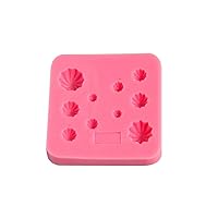 Mini Silicone Molds Candy Chocolate Mold Jello & Ice Cube Tray DIY Backing Tool (Pink)