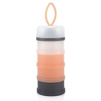 Accmor Baby Formula Dispenser On The Go, Stackable Formula Dispenser for Travel Formula Container to Go, Non-Spill Milk Powder Baby Kids Snack Storage Container, BPA Free