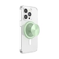 PopSockets Phone Grip with Expanding Kickstand, Compatible with MagSafe, Adapter Ring for MagSafe Included, Wireless Charging Compatible - Honeydew