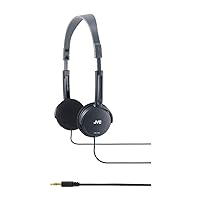 JVC HA-L50B Black Foldable Lightweight Stylish Headphones HAL50