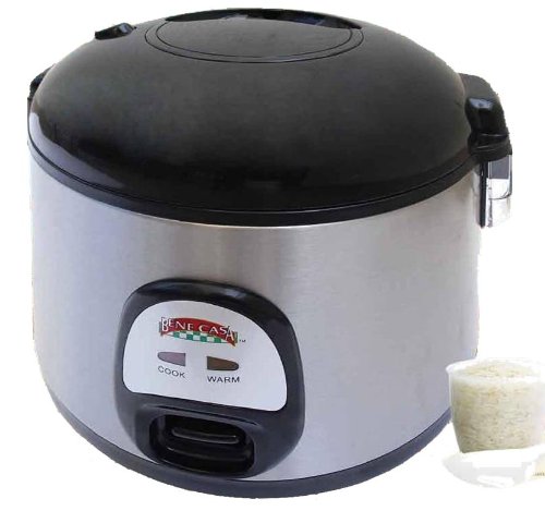 Benecasa BC-43921 7-Cup (Uncooked) Stainless Steel Thermo Rice Cooker