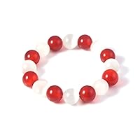 Anime Souma Kyo Bracelet White Red Crystal Beads Bangle Bracelets Souma Yuki Men Women Jewelry Daily Costume Cosplay Merch Prop Gift