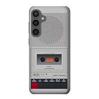 jjphonecase R3953 Vintage Cassette Player Graphic Case Cover for Samsung Galaxy S23 FE