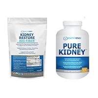 Kidney Restore Bio Fiber Restorative Kidney Support and Kidney Cleanse A Kidney Supplement to Remove Waste & Pure Kidney Health Supplement Essential Amino Acids Protein Pills