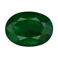 Natural Untreatet AA++ Quality Certified 7.25 Carat/Colombian Emerald Panna Green Loose Gemstone