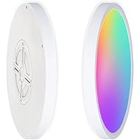 TUYA Bluetooth Smart LED RGBCW Ceiling Lights with Remote Control, 12 Inch Dimmable Color Changing for Living Room, Bedroom, Kitchen,Kids Party.