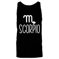 Scorpio Men Tank Top T-Shirt Top Zodiac Sign Birthday October November