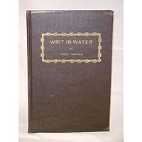 Writ in Water Writ in Water Hardcover Paperback