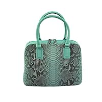MGsable Women's Handbag, Python, Cow Leather, Snakeskin Cowhide, Lightweight, Lucky, Large Capacity, Snake Pattern, Snake, Gift, Gift