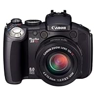 Canon PowerShot Pro Series S5 IS 8.0MP Digital Camera with 12x Optical Image Stabilized Zoom (OLD MODEL) (Renewed)