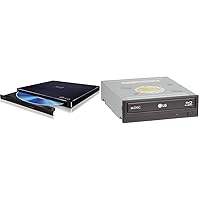 LG Electronics BDXL Drive - External, PC, USB, Black (WP50NB40) Electronics WH16NS40 16X Blu-ray/DVD/CD Multi Compatible Internal SATA Rewriter Drive, BDXL