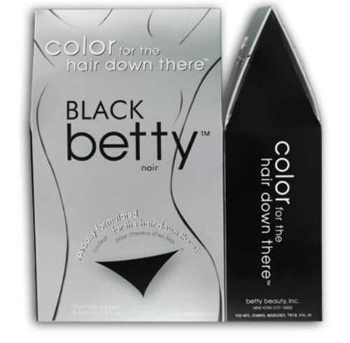Betty Beauty Black Betty - Color for the Hair Down There Hair Coloring Kit